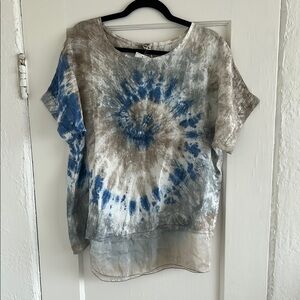 Valentina Naldi Tie dye Boxy Short Sleeve Tee